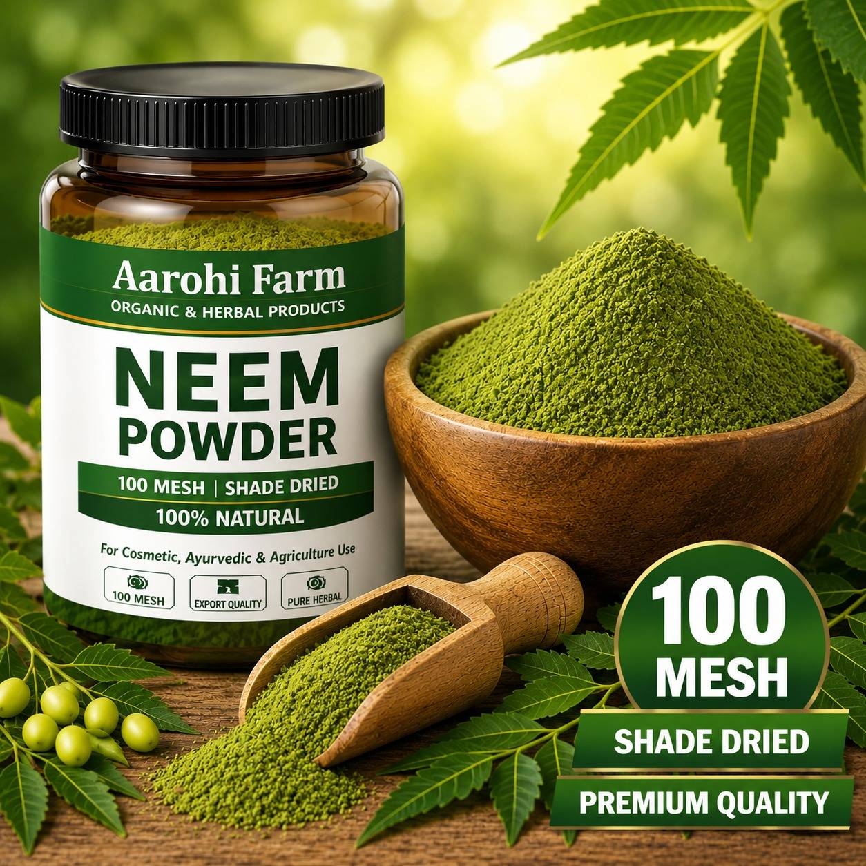निर्जलित हर्बल (औषधीय) उत्पाद Neem Powder