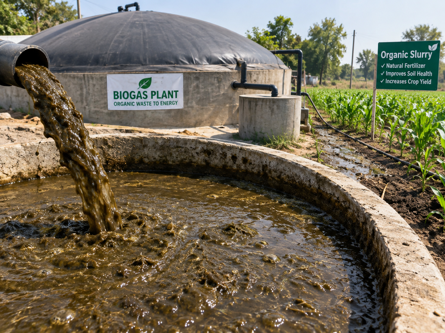 Bio-slurry fertilizer Bio-slurry fertilizer